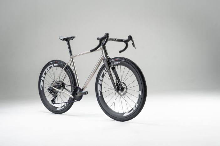 Tytanowy drukowany rower gravelowy Brisa TI 3D